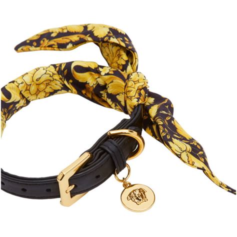 Versace Barocco Collar and Leash Set 